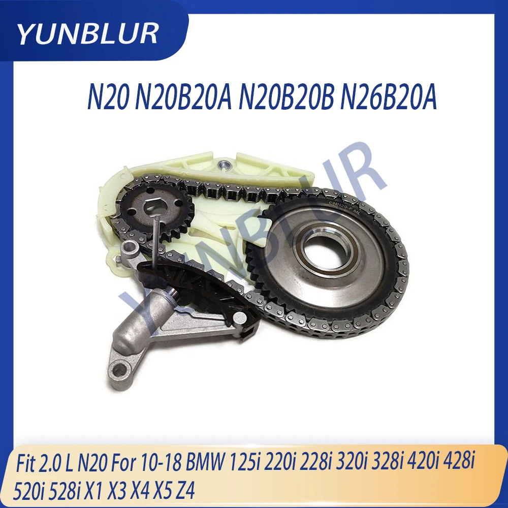 

Engine Oil Pump Timing Drive Chain Kit Fit 2.0 L N20 For 10-18 BMW 125i 220i 228i 320i 328i 420i 428i 520i 528i X1 X3 X4 X5 Z4