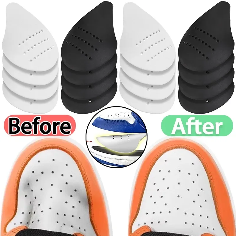 Protector de zapato plegable para zapatillas, soporte antiarrugas, puntera, soporte antiarrugas, escudo, puntera de zapato, camilla de soporte EVA transpirable