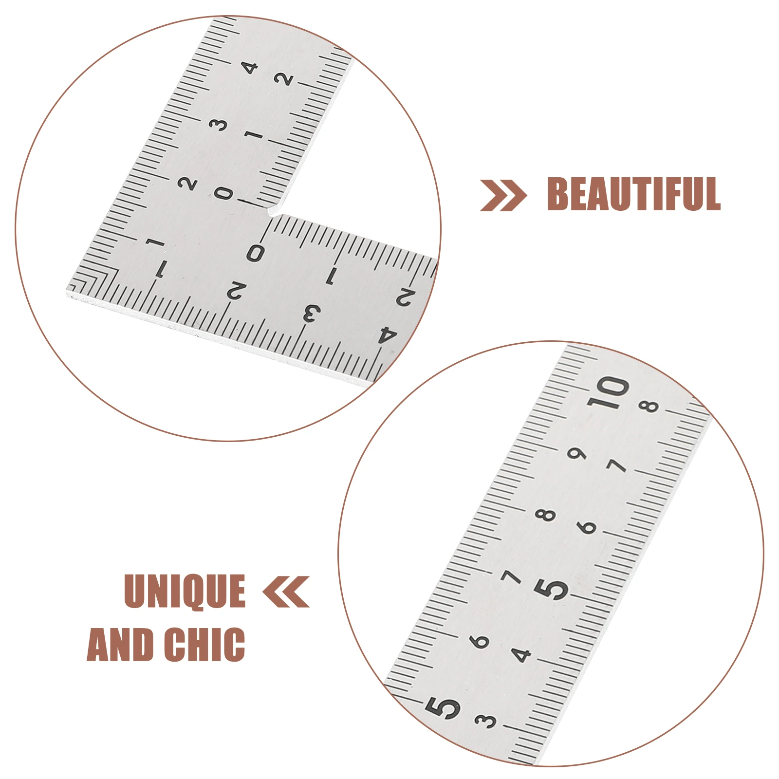 

1pcs Stainless Steel Right Angle Ruler L Shaped Carpenter Square Woodworking Measuring Tool Construction Framing Ruler Metal