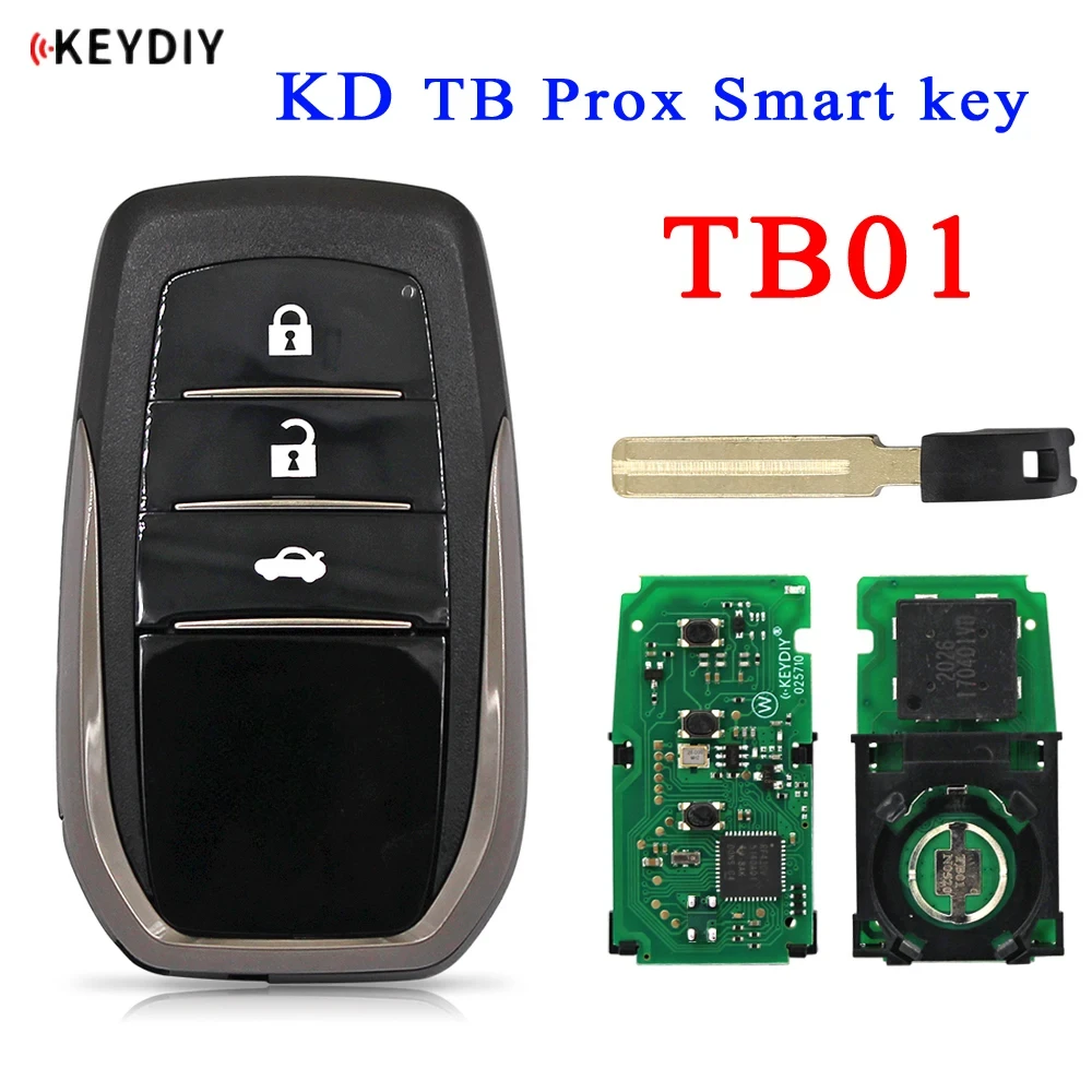 KEYDIY TB01 KD TB Smart Key Prox Remote Control with 8A Chip for Toyota Corolla Camry&Lexus Support 2110 0010 0410 0020 F43