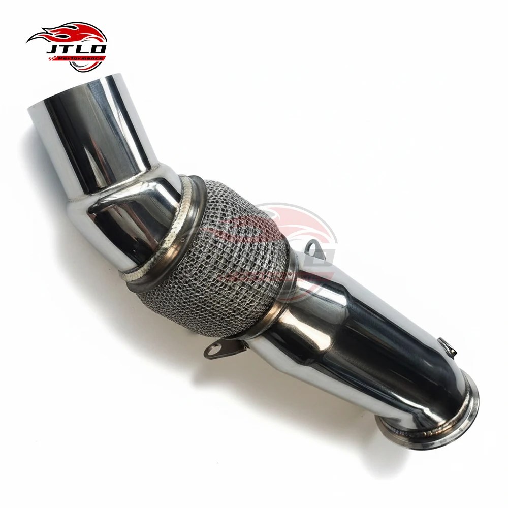 Premium Racing Downpipe For BMW N20 (F20/F30/F32) | Hooked Mesh Style Exhaust Pipe For 320i 328i 428i