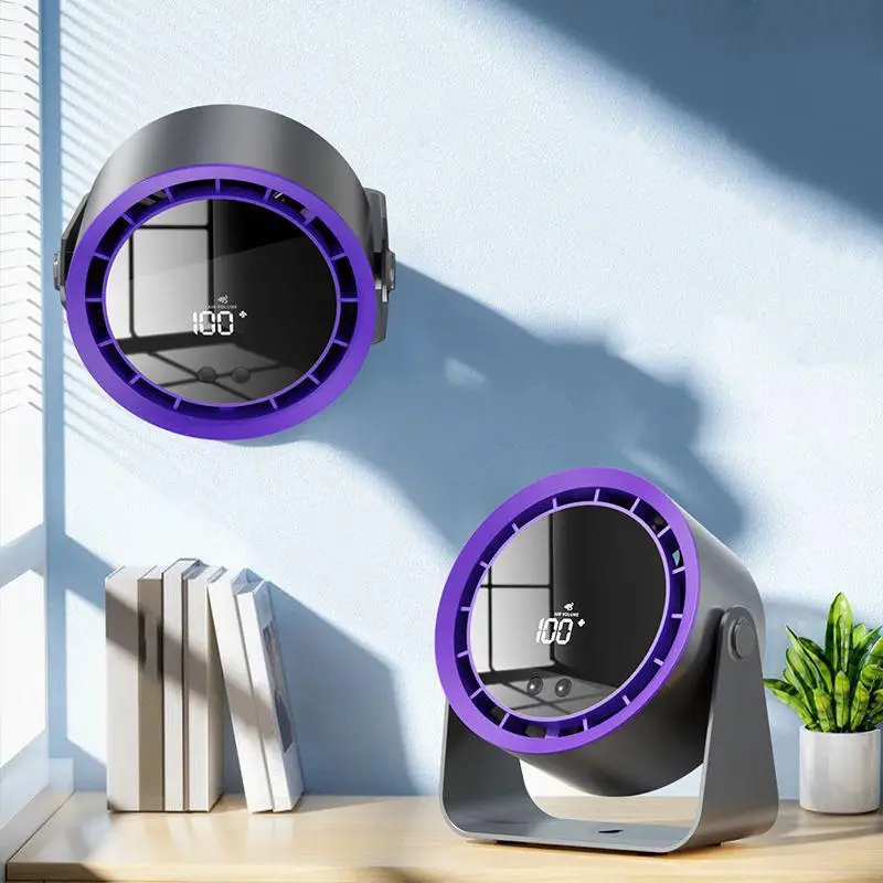 

Персональный настольный вентилятор, 5-скоростной тихий охлаждающий вентилятор для спальни, перезаряжаемый вентилятор, охлаждающие аксессуары для кухонного рабочего стола