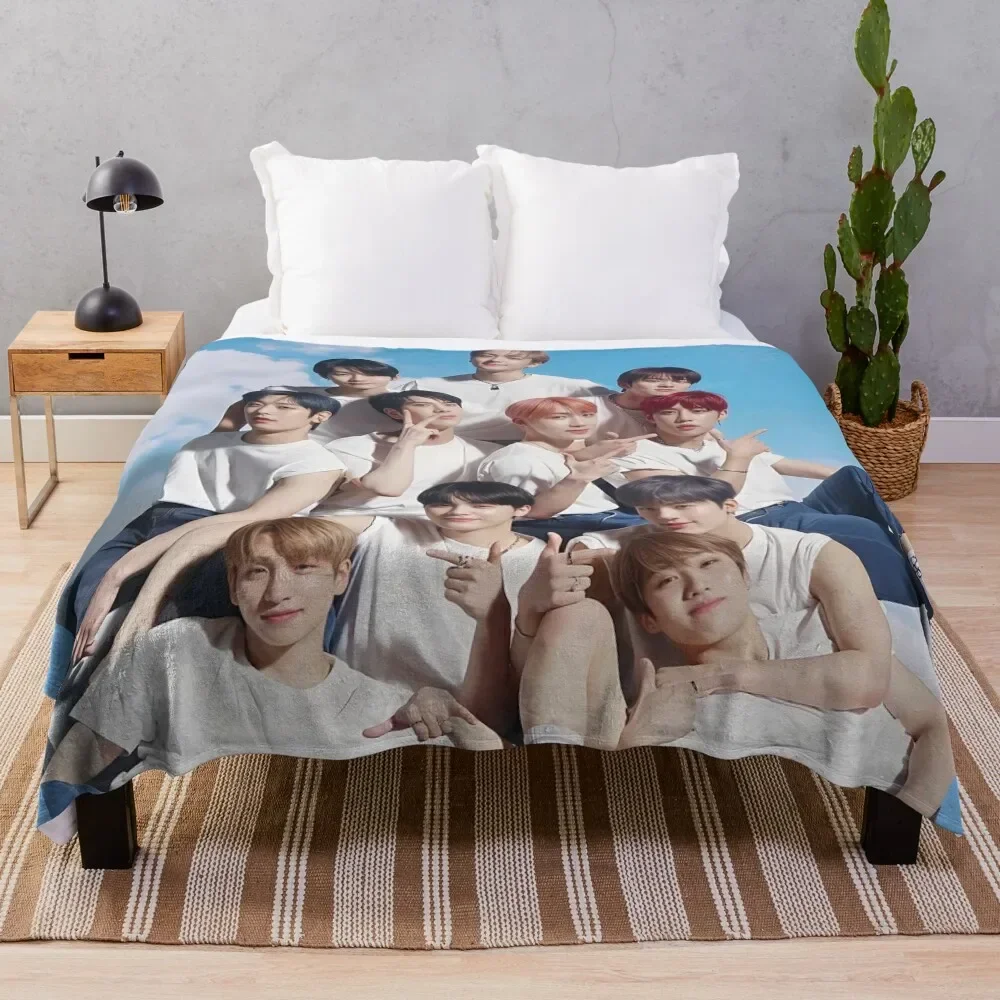 

The boyz (KPOP) Throw Blanket Decorative Sofa Plaid on the sofa Blankets
