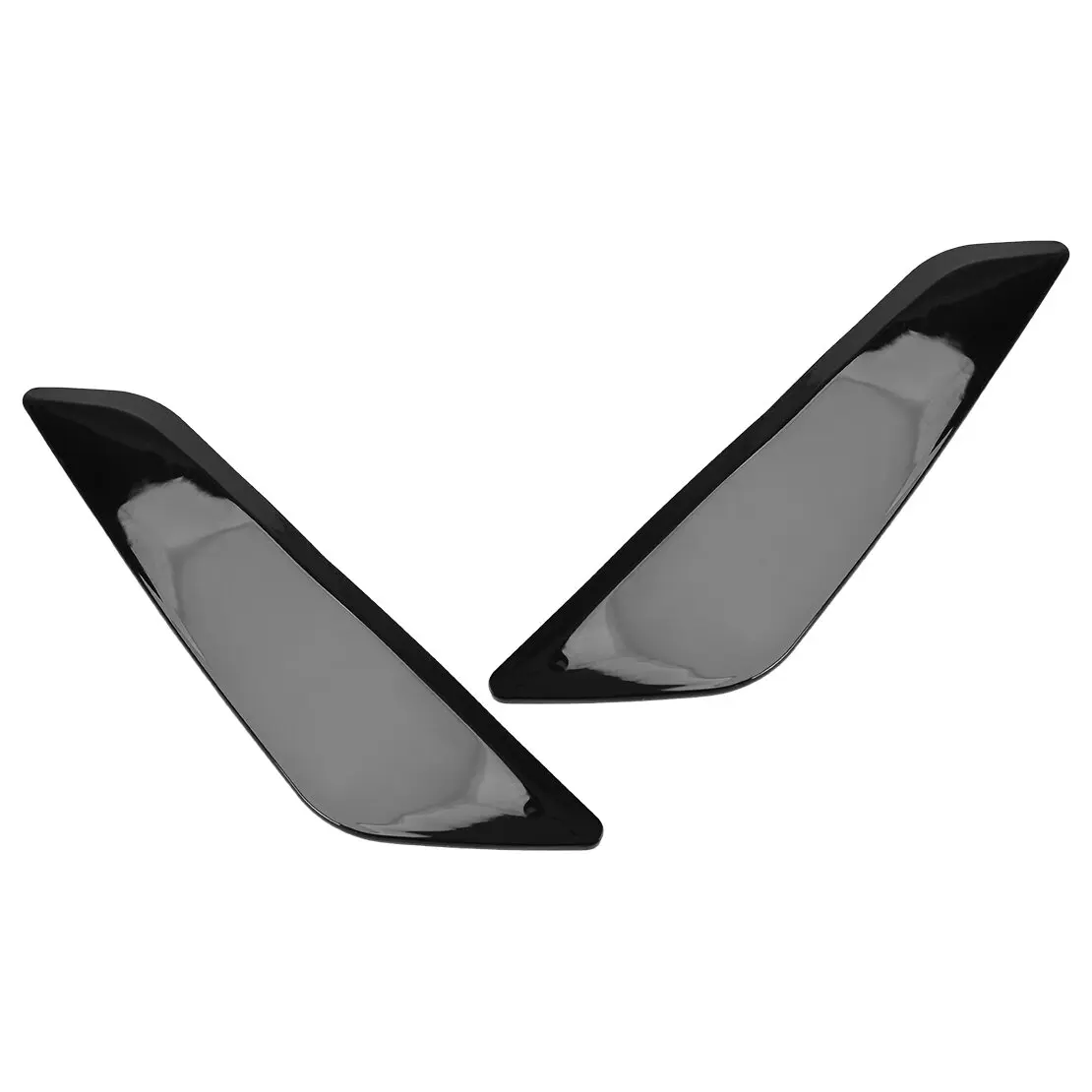 1 Pair Car Side Fender Vent Grille Cover Trim ABS Fit for BMW 5 Series G30 G31 2018-2022 Gloss Black