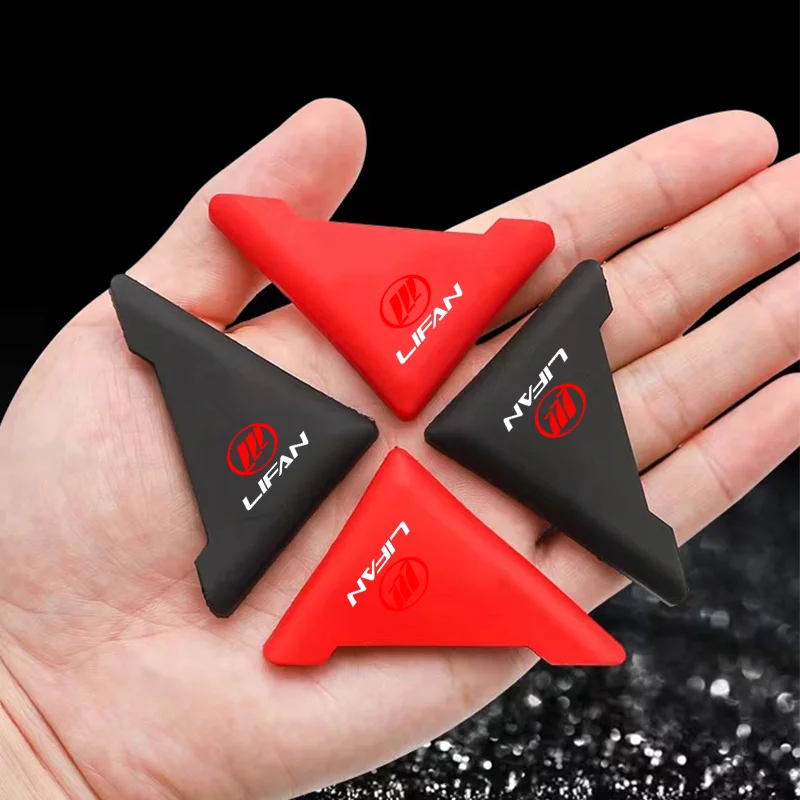 2Pcs Silicone Car Door Corner Cover Anti-Scratch For Lifan X60 X50 320 530 520 820 620 630 650 720 2022 Foison Maiwei X70 X80