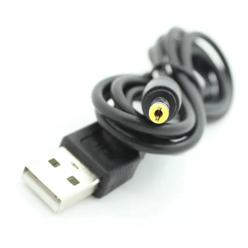 Netzkabel USB auf Rundloch DC3.0 Silikon-Softkabel-Ladekabel passend für Bluetooth-Lautsprecher, Schreibtischlampen und kleine Ventilatoren