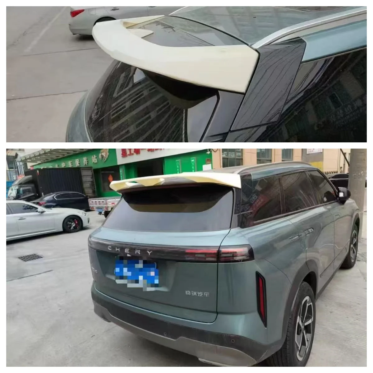 

For Chery JAECOO J7 2023-2024 Trunk Tail Wing MC Sports Spoiler Rear Roof Spoiler Wing Car Exterior Accessories