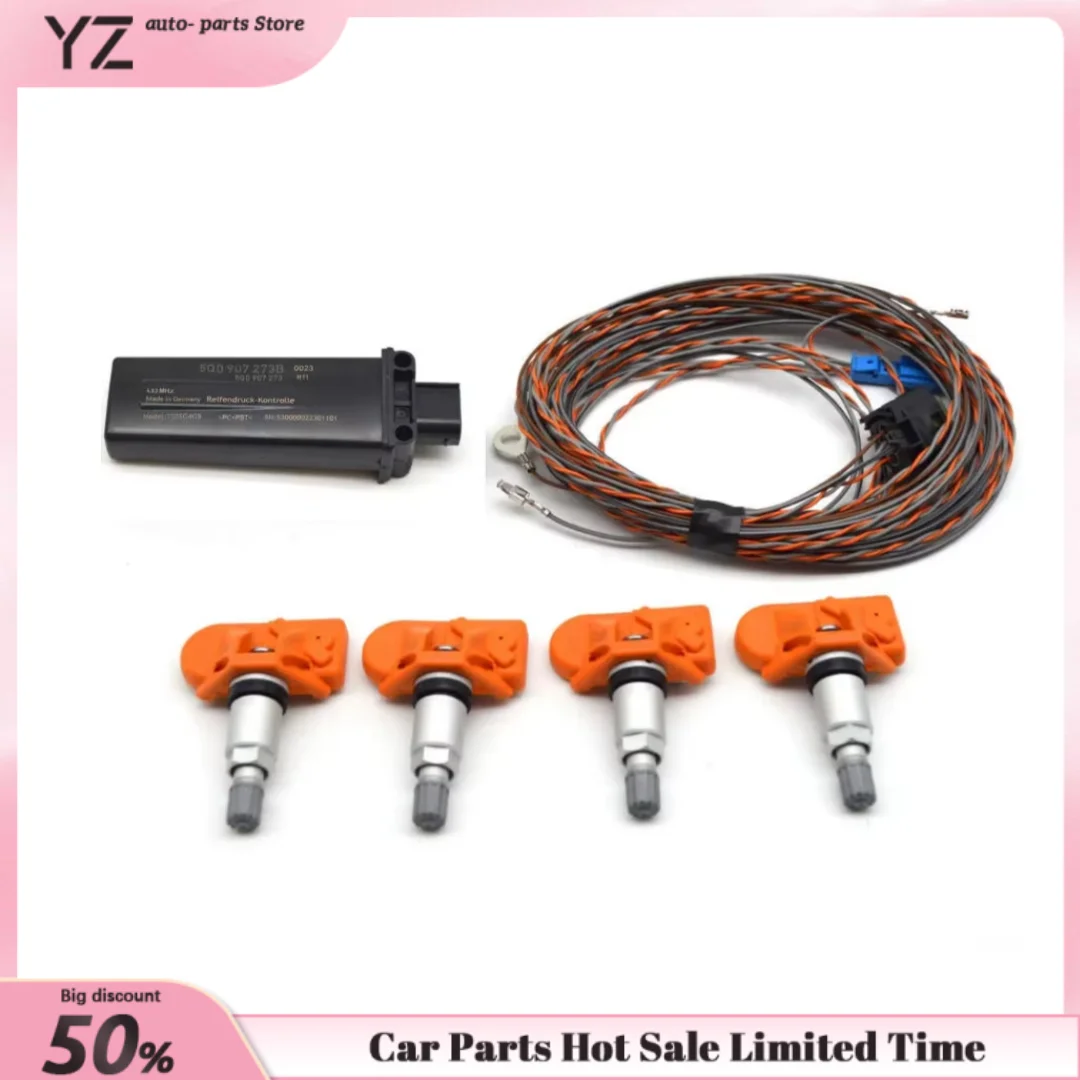 TMPS 2 TPMS Tire Pressure System For VW MQB GOLF 7 Tiguan Passat Touran Seat 5Q0907273B 5Q0 907 275 F 5Q0 907 273 B