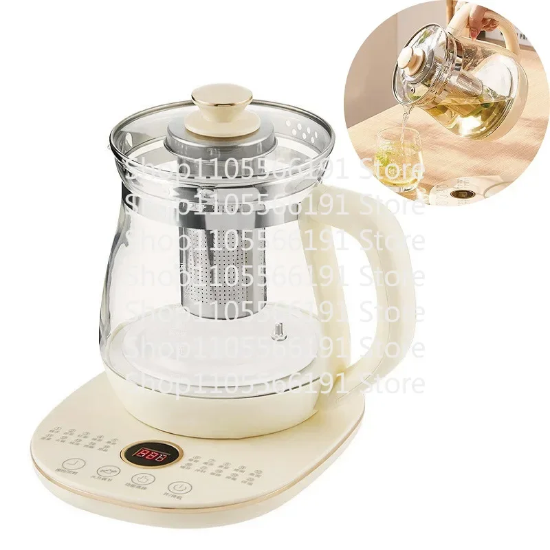 1.8L Health Kettle Office Automatic Glass Tea Maker Home Multi-function Electric Kettle Smart Baby Thermostatic Milk Kettle 220V