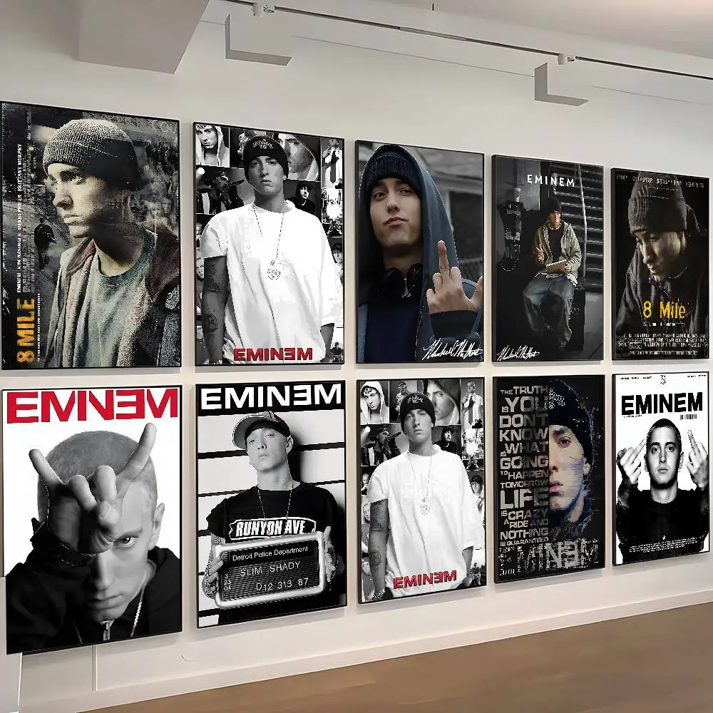 Eminem Posters 8 Mile Poster Print A5 A4 A3 A2 Wall Art Decor For Room Office Gift For Fans