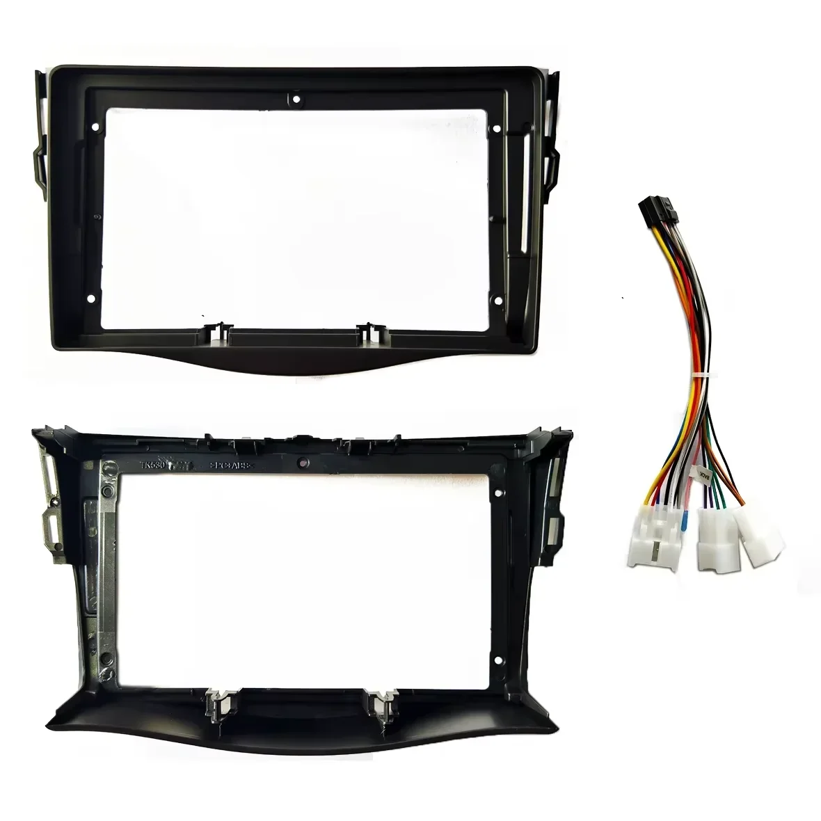 토요타 RAV4 2007-2010 2011 자동차 오디오 대시 키트 설치 프레임용 차량 라디오 마감재 9인치 프레임 2 Din 카 라디오 마감재