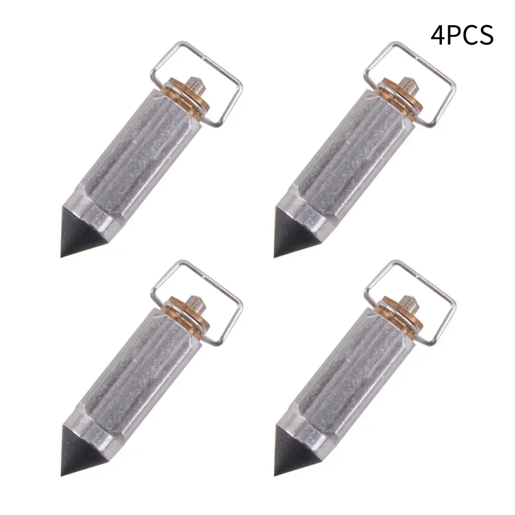 4pcs Motorcycle Carburetor Float Valve Needle Set ForYMH Xc180 Sr250 Xv250 For Suzuki Gs500e Gsx600f Carburetor Float Needles