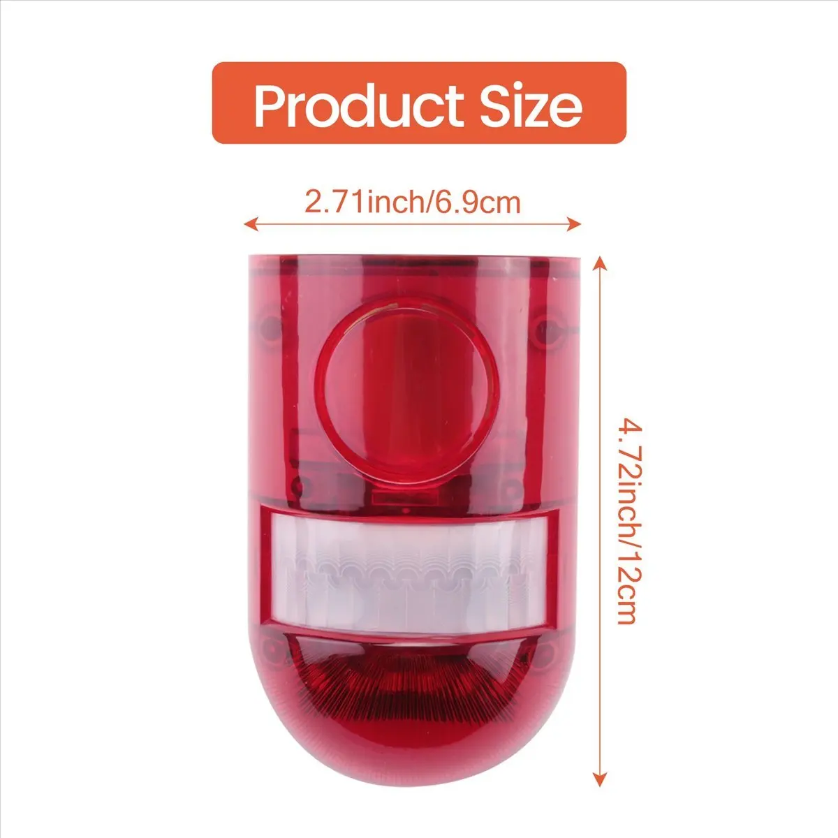 

Комплект из 3 солнечных стробоскопов CLOS с датчиком движения, звуковой сигнализацией 129 дБ, сиреной и защитой IP65 для вилл, ферм, дворов и садов