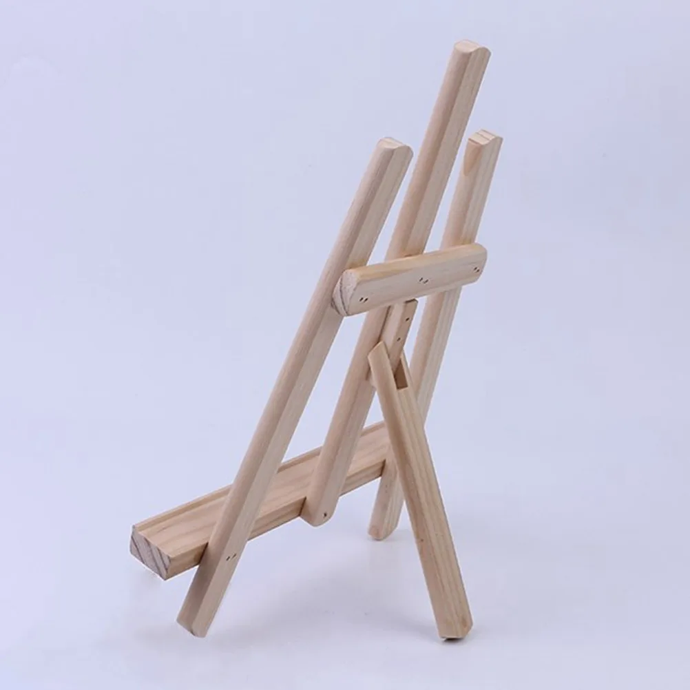 Wood Kid Drawing Stand Message Board Display Rack 28x21cm Environmental Protection Solid Wood Painting Stand for Beginners