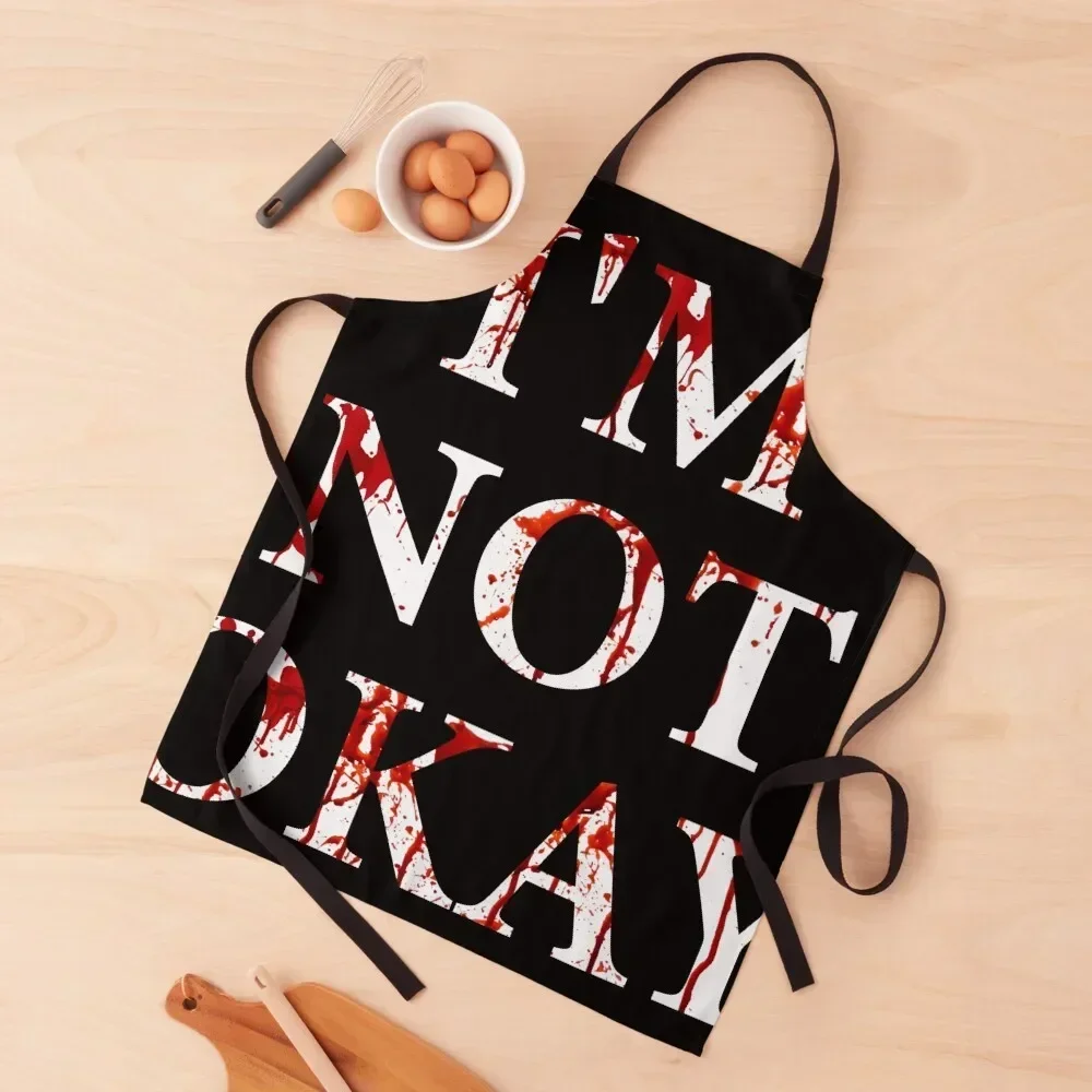 

Bad day i'm not okay Apron Men'ss Kitchen Novel Kitchen Accessories Things For Kitchen Women's Home Clothes Apron