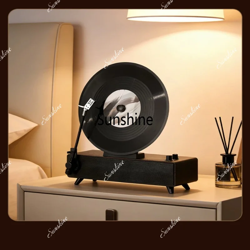 Gramophone stereo home antique style living room ornament singing speaker advanced sense birthday gift
