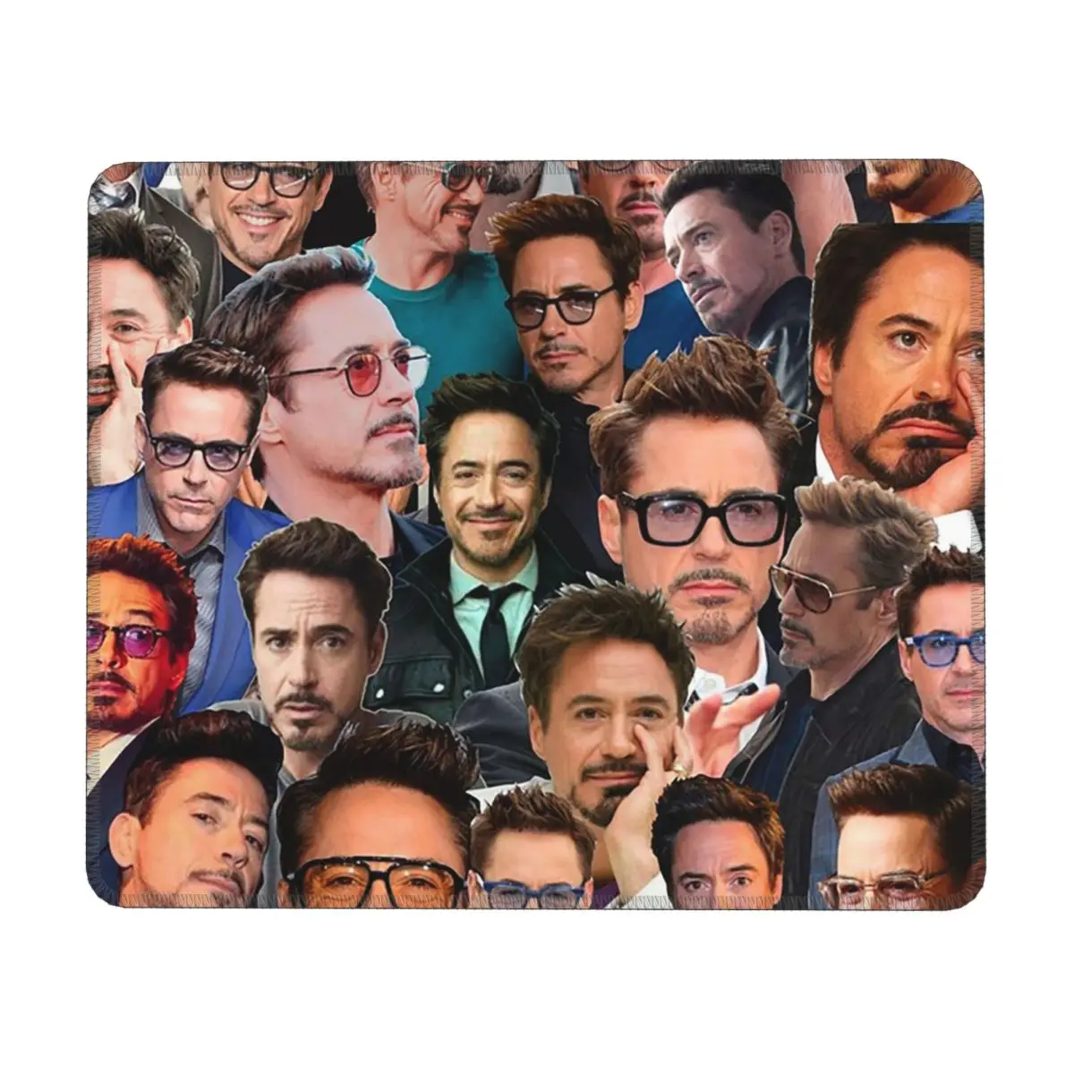 Robert Downey Jr. Photo Collage Mouse Pad Computer Keyboard Mouse Mat Gamer PC Desk Mat Office Table Mats