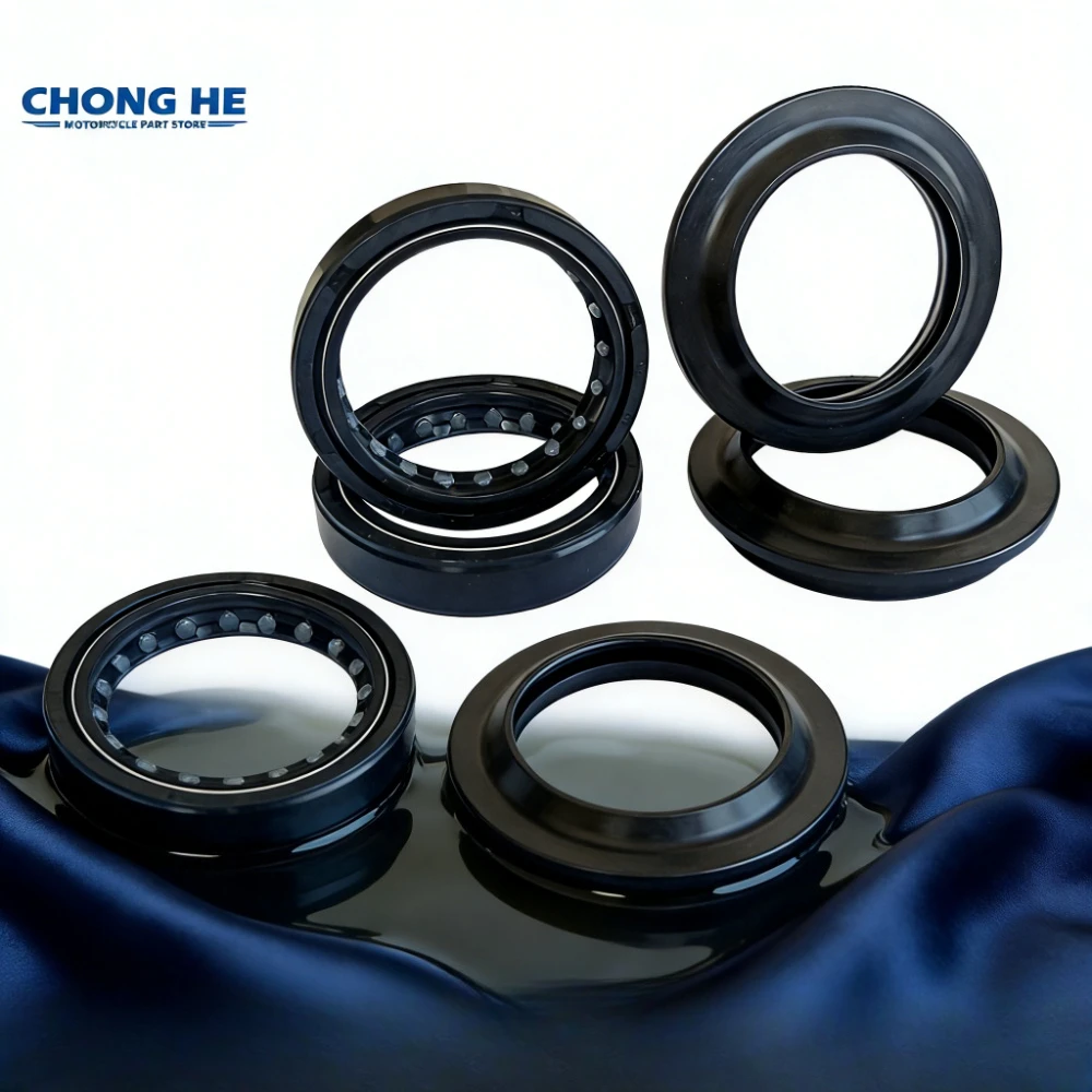 

For YAMAHA FZ6 S2 FZS1000 FAZER FZS 1000 MT01 MT-01 1600 YZF-R1 YZF R1 43x55x11 43*55 Front Fork Oil Seal & 43 55 Dust Cover Lip