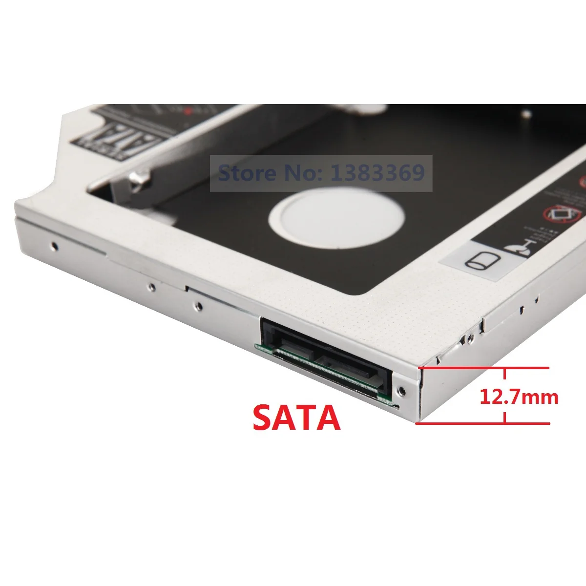 NIGUDEYANG 2a segunda baía óptica HDD SSD caixa de disco rígido bandeja caddy quadro para Toshiba Satellite C805 C855 C850D C855D