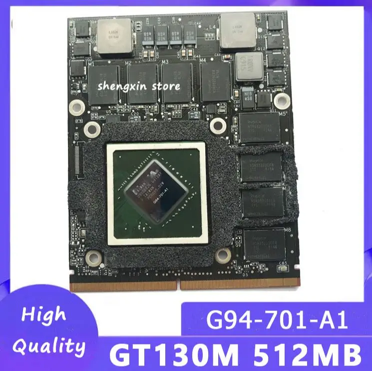 

Original GT130M GT 130M G94-701-A1 VGA Graphic Display Card for Laptop Apple iMac Early 2009 24" A1225 Test 100%