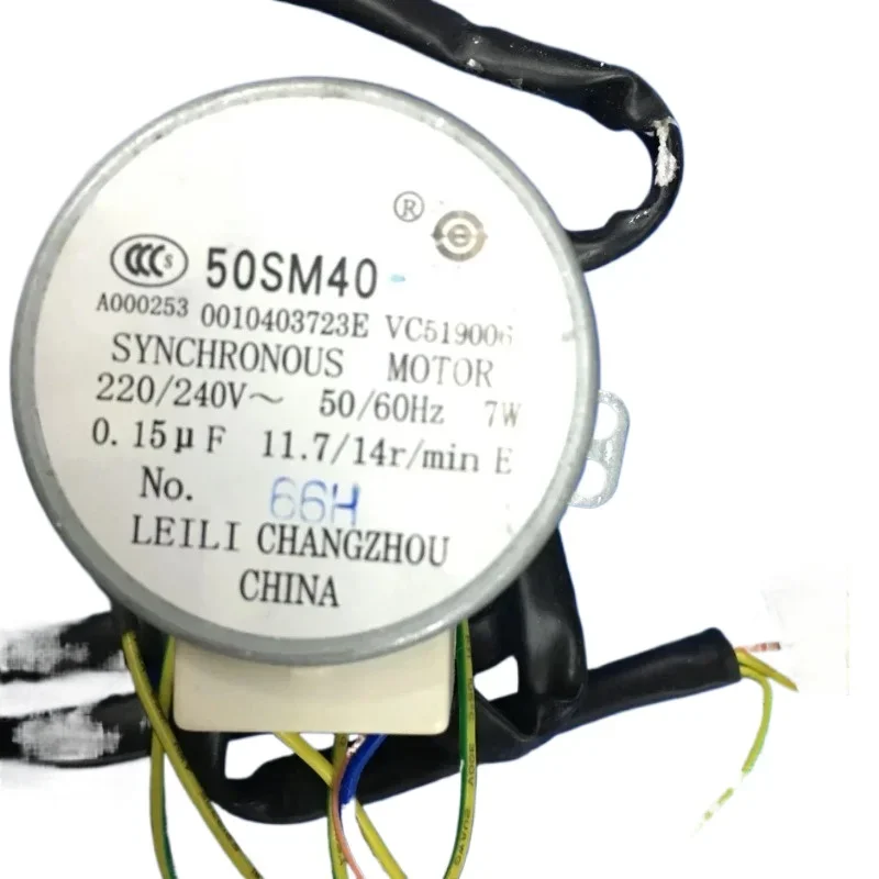 

Piezas de Motor sincronizadas oscilación 50SM40 para aire acondicionado Haier 0010403723E, 7W, 220V, 11,8/14r/min