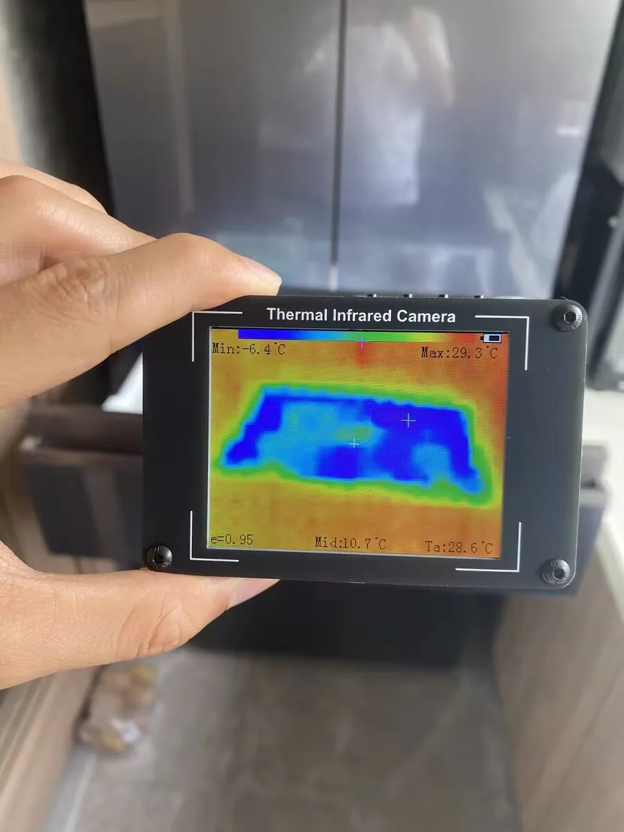 MLX90640 infrared thermal imager for heat source detection, electronic maintenance, thermal imaging, industrial pipeline leak de