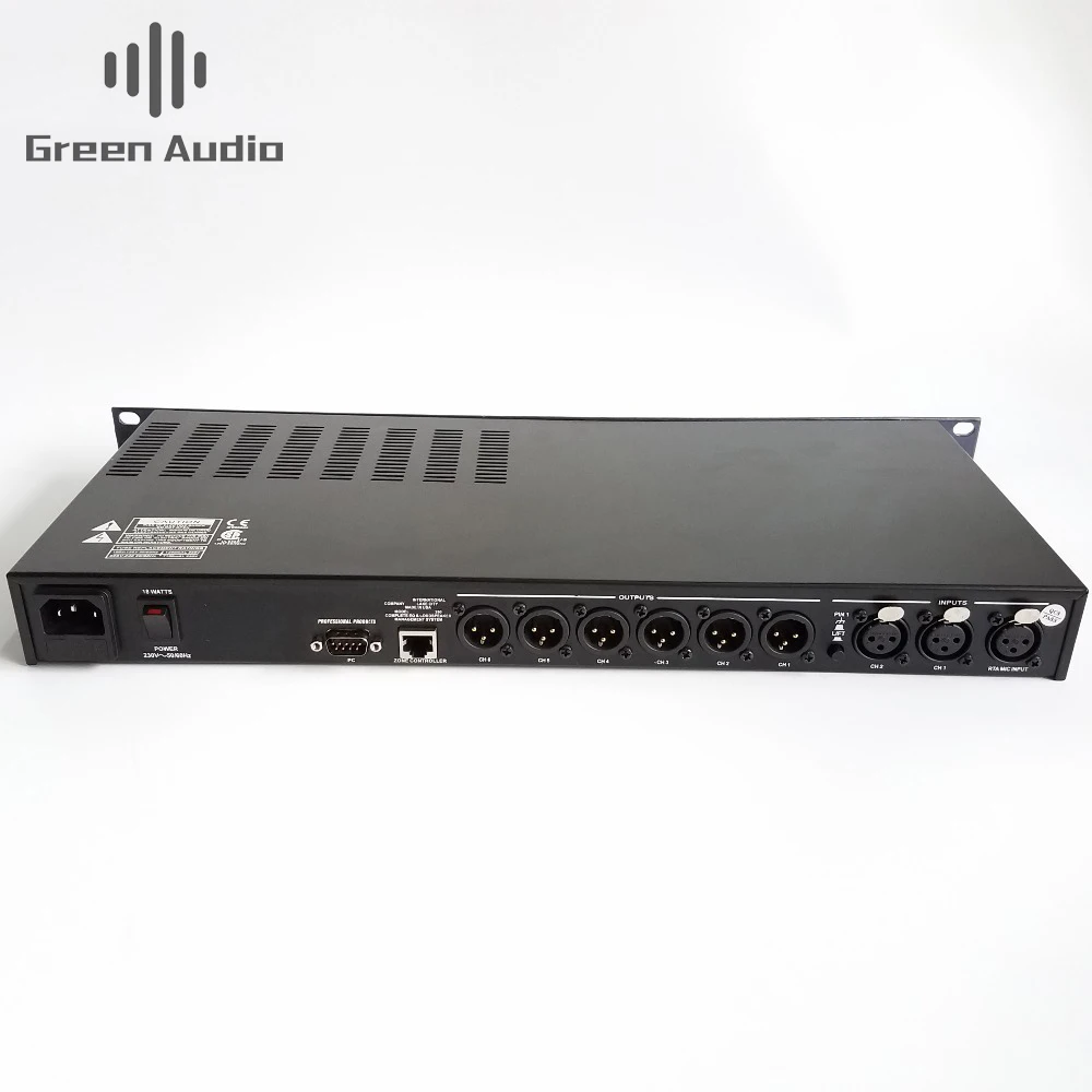 GAX- PA260 Rack 3in 6out professional audio processor Loudspeaker Management System pro stage sound processors