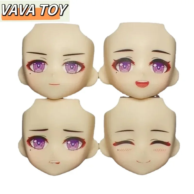 

Raiden Shogun Ob22 Ob24 Face Beelzebul Doll Handmade Water Sticker Finished Faceplate Anime Game Cosplay Toy Accessories