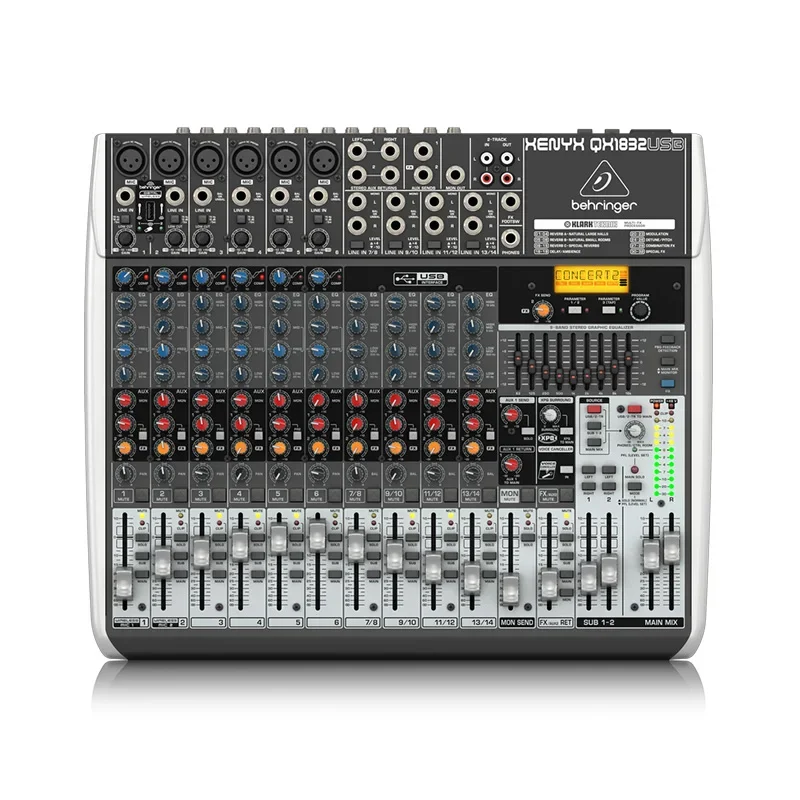 

Behringers QX1832USB 14 Professional Stage Commercial Performance Import Effect Sound Card Mixer Sound Console