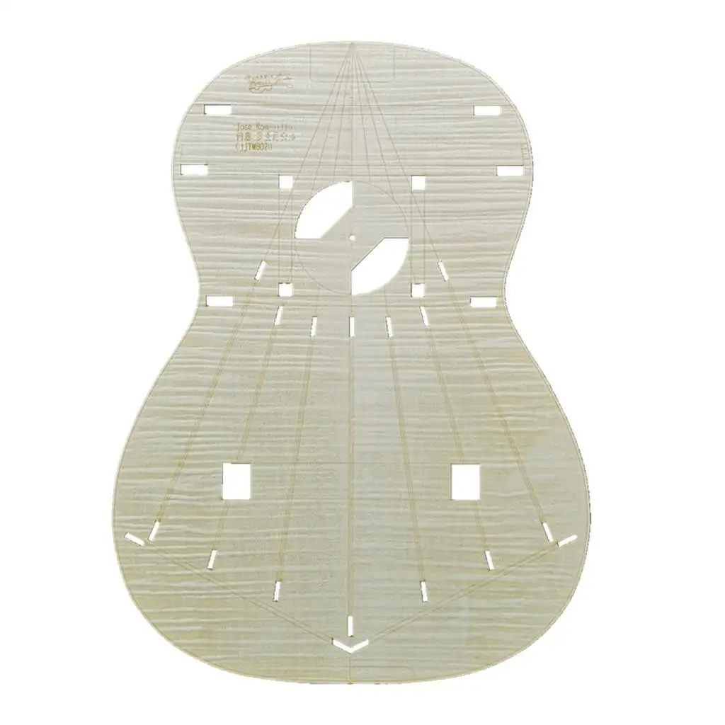 

Classical Guitar Template Wooden Guitar Replacement Body Part DIY Guitar Kit Accessory for Acoustic Setup