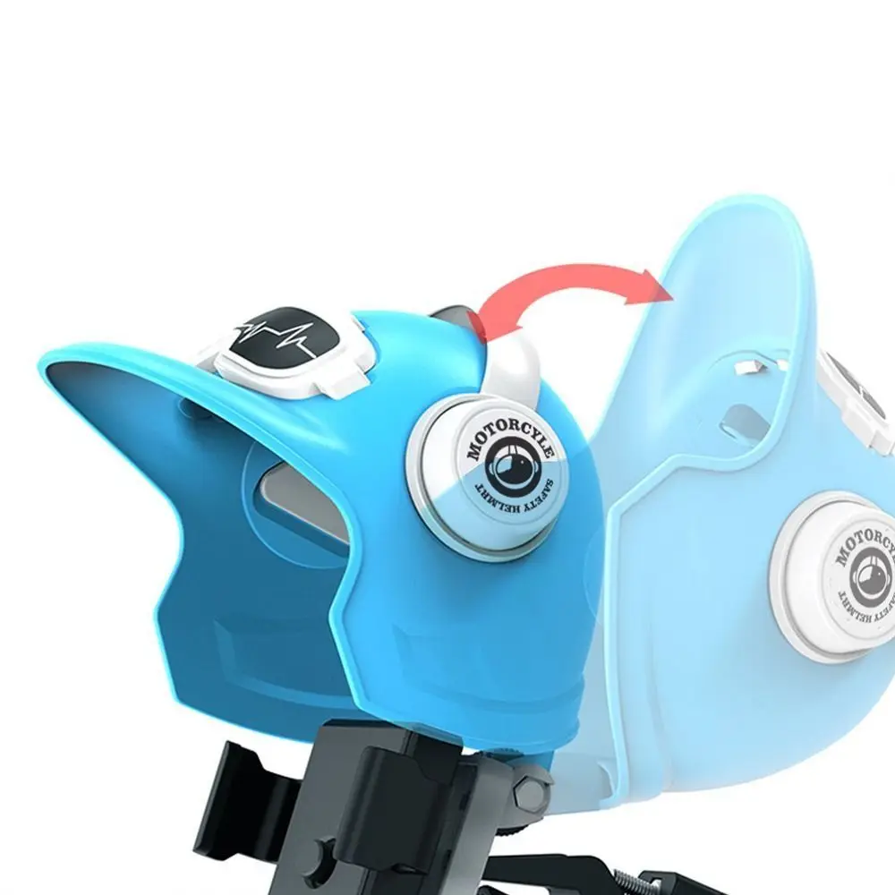Creative Small Helmet Sunscreen Phone Stand Sunshade Umbrella Phone Bracket Mobile Phone Holder for Motorcycle Bike Accessories