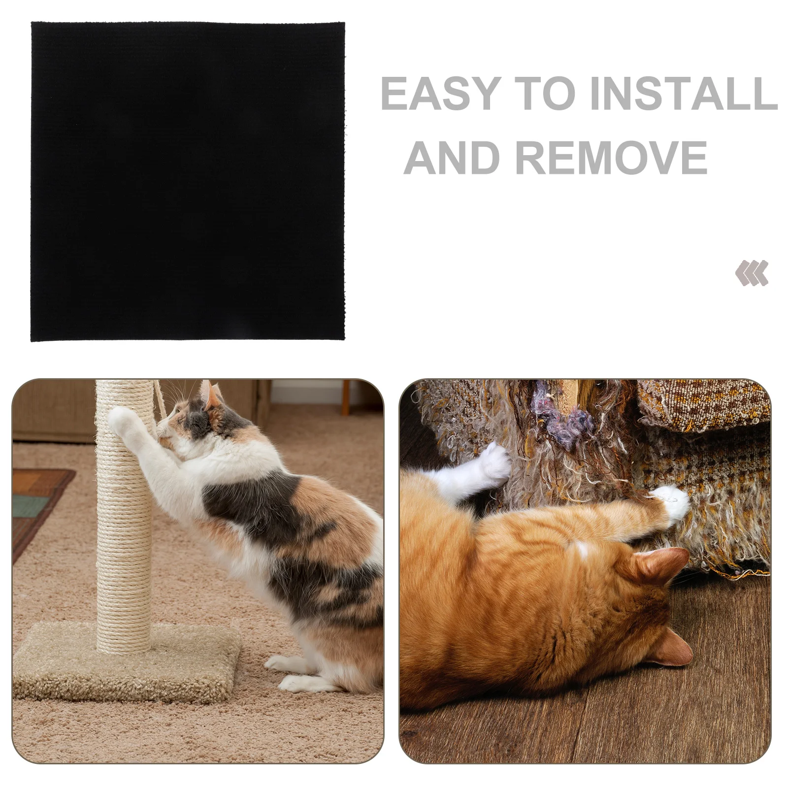 

Carpet Pad Self Adhesive for Cat Scratch Post Protector Replace Cat Tree Indoor Scratching Surface Nail Maintenance Grip