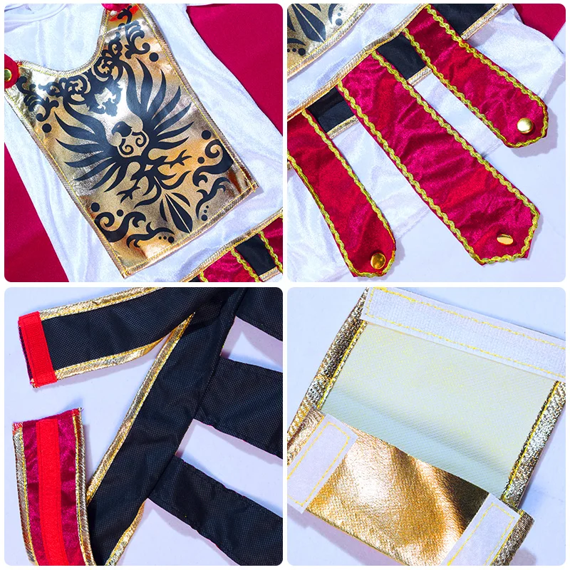 أزياء الملك والأمير للأطفال، أزياء المحارب الروماني والجندي، أزياء الأداء المسرحي، ومجموعات تنكرية للأولاد #3