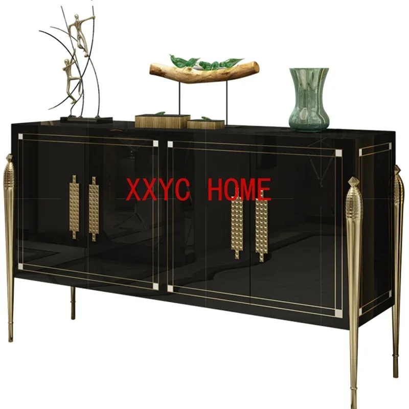 

American Light Luxury Solid Wood Partition Shoe Cabinet Curio Cabinet Modern Simple Small Apartment Living Room