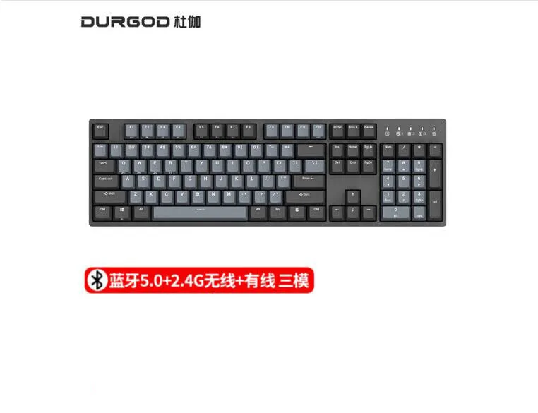 DURGOD K310 104key wired cherry switch programmable backlit mechanical keyboard 