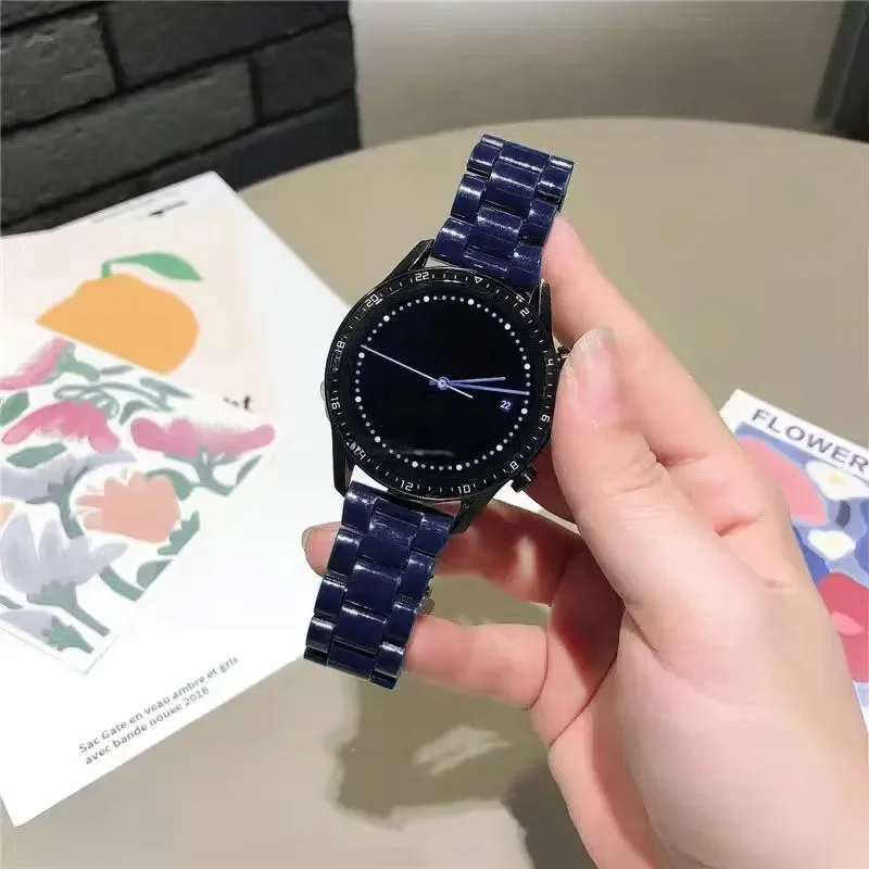 Candy strap For Samsung Galaxy watch 7/FE/6/5pro/Classic/Active 2/Gear S3 20-22mm watch band resin bracelet Huawei GT 2/2e/3 pro