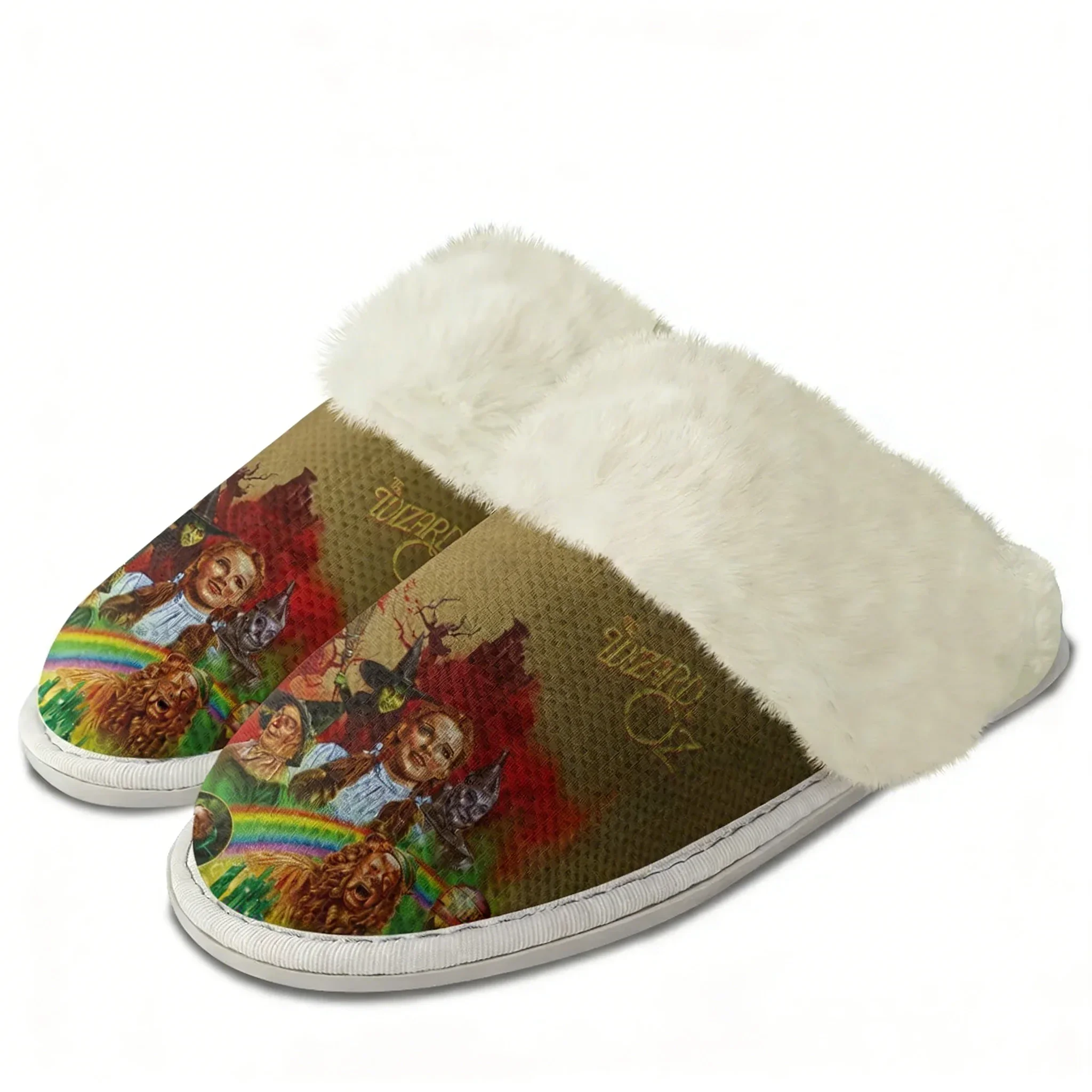 

The Wizard of Oz Plush Edge Warm Shoe Mens Womens Home Casual Slipper Fashion Bedroom Thermal Cotton Lightweight Custom Slippers