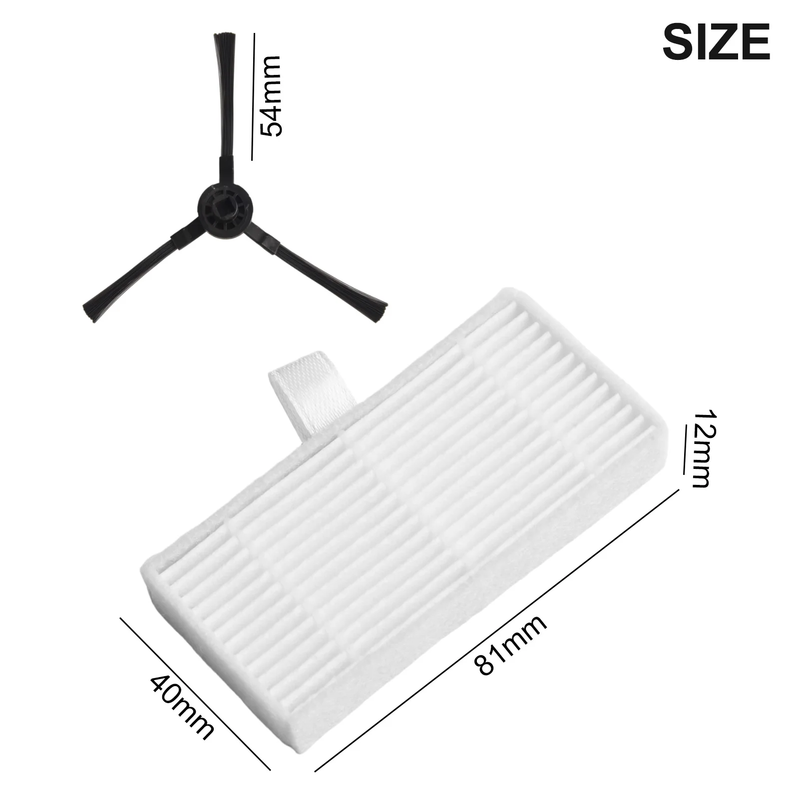 4/8pcs Side Brushes 3/5pcs Filters For Cecotec for conga 999 X-Treme Vacuum Cleaner Robot for sweeper Clean Brushes Reduce Dust