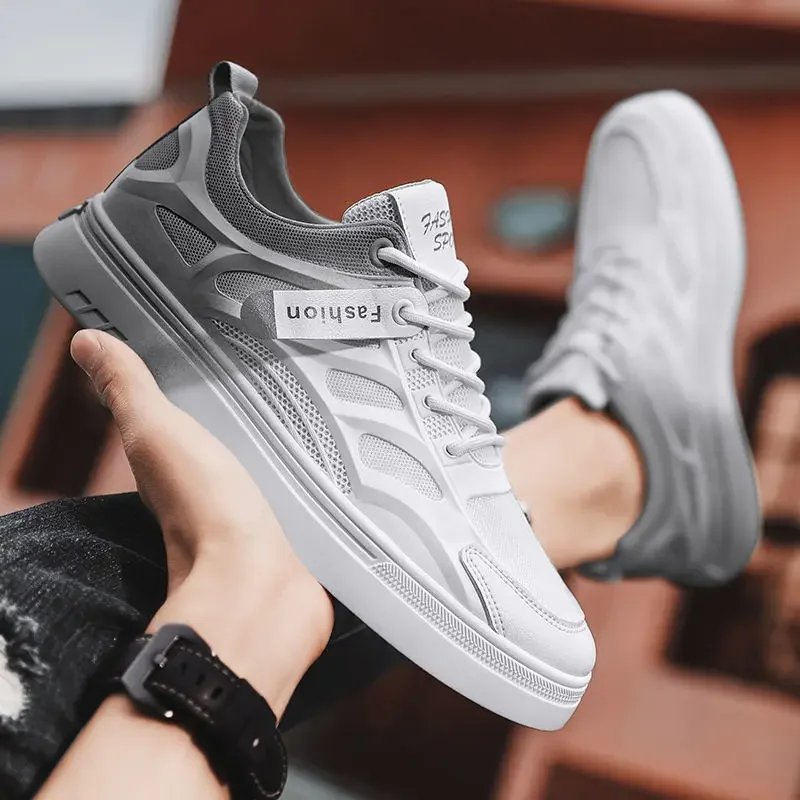 

2025 Men's Shoes Summer Breathable Thin Mesh Deodorant Casual Little White Board Shoes Net Shoes Versatile Sports Trendy Zapatos