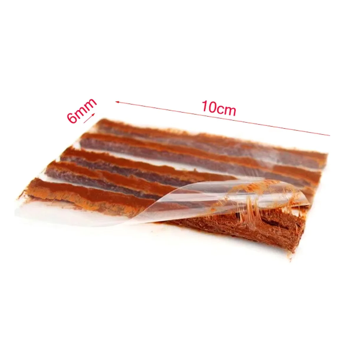 Car Tire Repair Rubber Strip Repair Kit Tire Rubber Sealing Patch For Car And Motorcycle Tire Blowout Repair Rubber 10/20PCS image 5