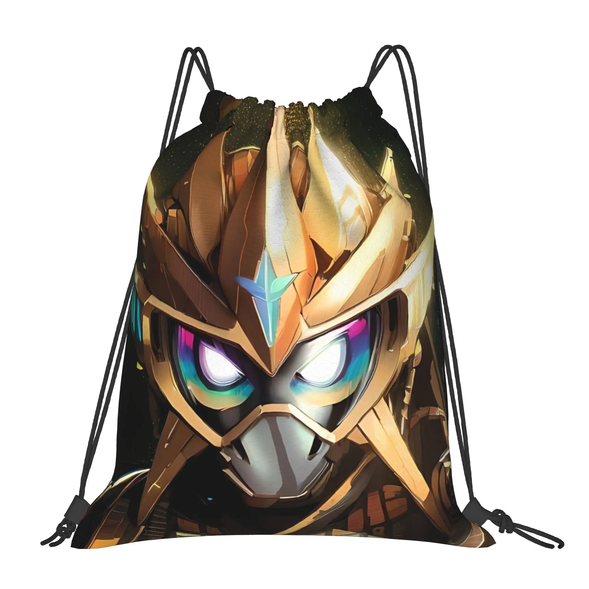 bag Pouch Kamen rider Ex Aid Hyper Muteki AI version  Drawstring Bags Gym Pouch Print Backpack Boy Girls School Shoe Bag
