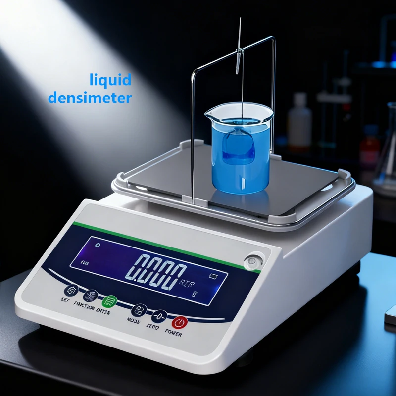 High Quality Portable Semi-Automatic Digital Density Meter Analytical Balance Benchtop Scale 0.01g/cm Accuracy for Gold