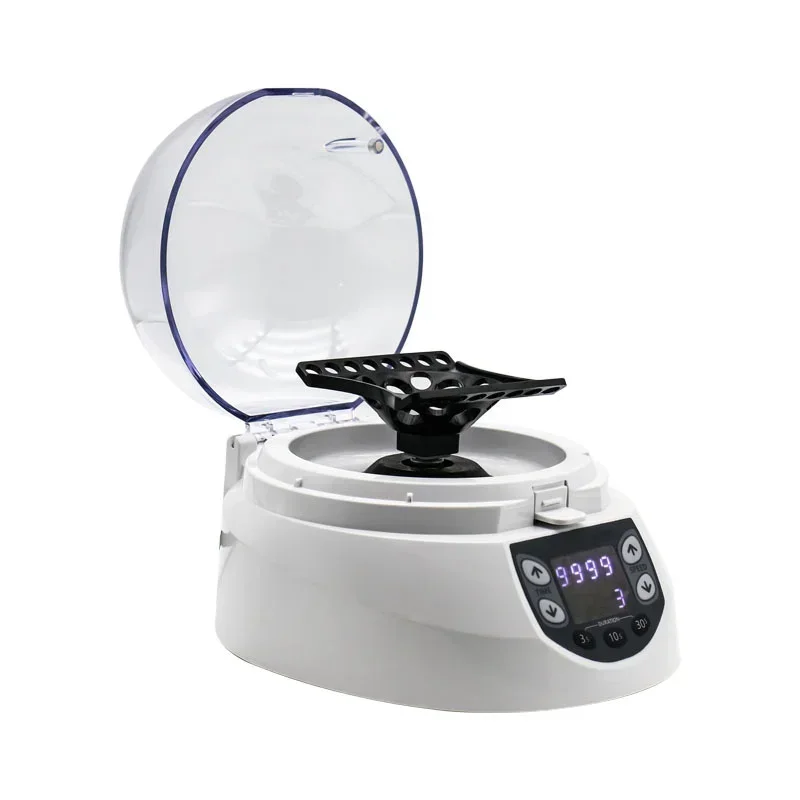 10KS Portable Laboratory PCR PRP Mini Centrifuge for 2.0ml/1.5ml/0.5ml/0.2ml Tubes Sample Separation and Extraction Equipment