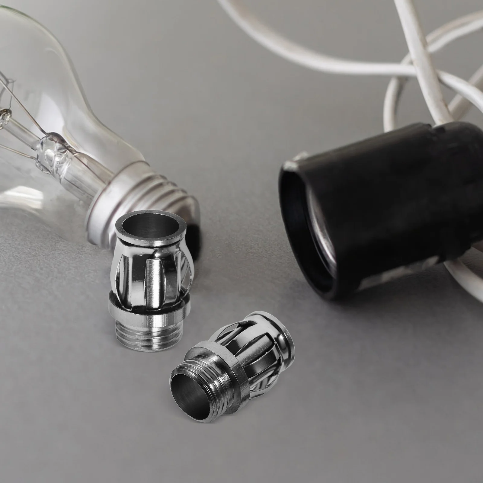 10 pçs g4 luminárias de ferragem da lâmpada m10 rosqueado metal soquete prendedor conexão confiável interior ao ar livre soquete g4