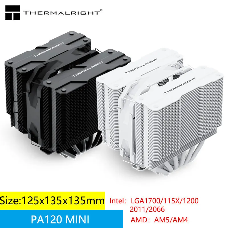 Imagem -01 - Thermalright-mini Chassis de Computador Assassino Peerless 120 Radiador Tubos Térmicos Suporte de Torre Dupla Lga1700 115x Am5 Am4
