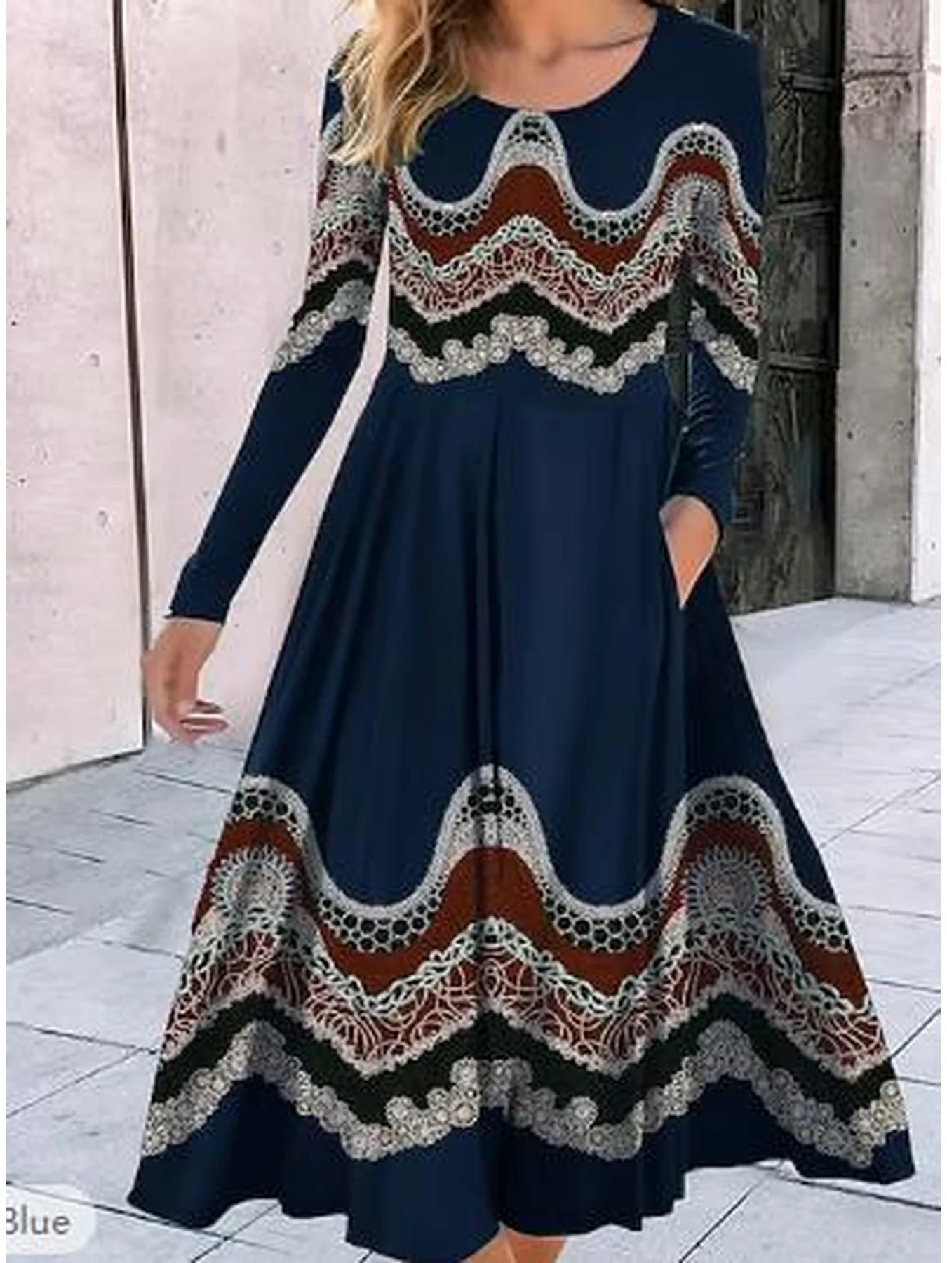 

Плюс размер темно-синее кружевное платье макси женское свадебное платье для гостей с длинным рукавом элегантное вечернее платье с карманами Бесплатная доставка