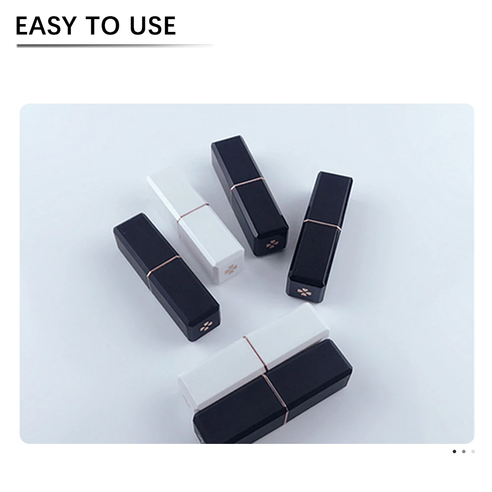 

6Pcs Creative Refillable Lipstick Containers Safe Durable Fashionable DIY Gift Storage Lipstick Tube