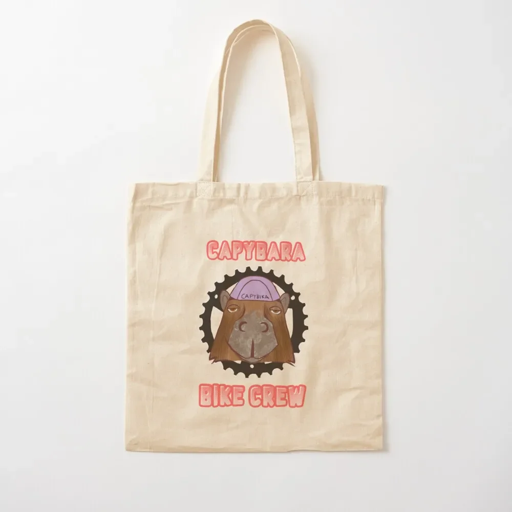 

Capybara BC chainring logo Tote Bag Beach bag shopper bag woman personalized tote