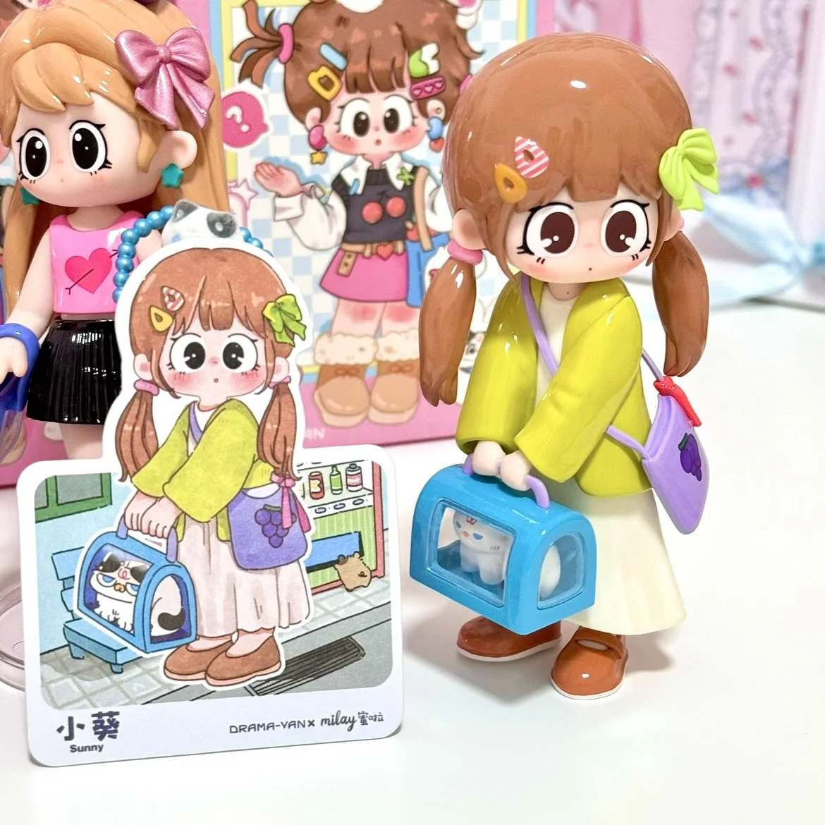 Milay Girl Syndrome Blind Box - Kawaii Anime Figure Collectible, Cute Desk Decor Surprise Gift for Girls Birthday Christmas