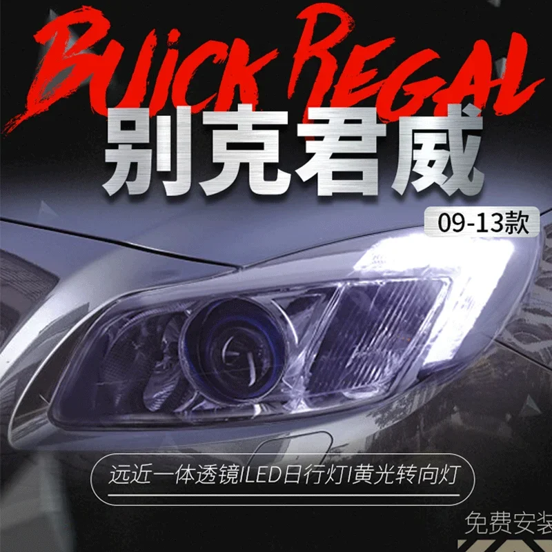 

Car Styling Head Lamp for Buick Regal GS model 2009-2013 turn signal LED Headlight DRL Hid Head Lamp Bi Xenon Beam Accessories